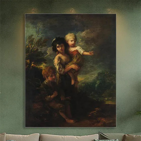 Cottage Children (Die Holzsammler)