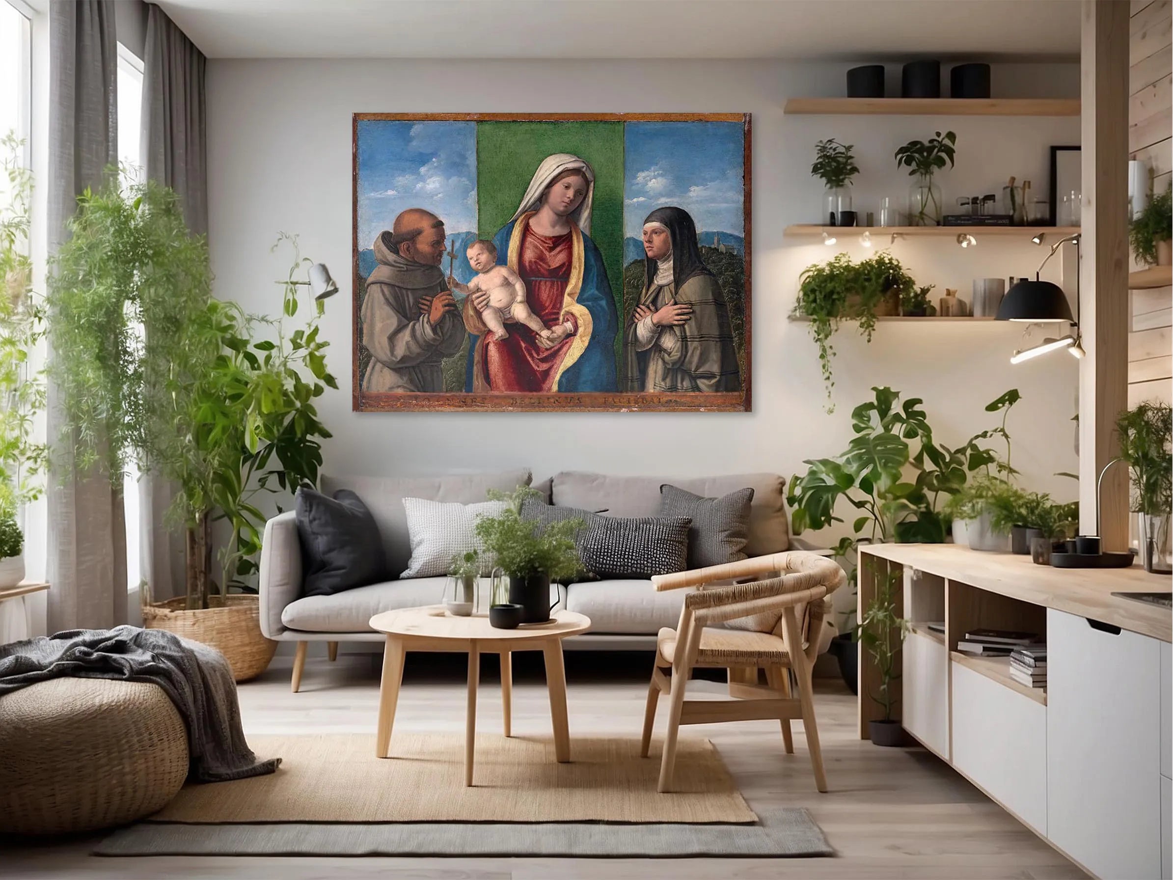 Madonna mit Kind und den Heiligen Franziskus und Klara