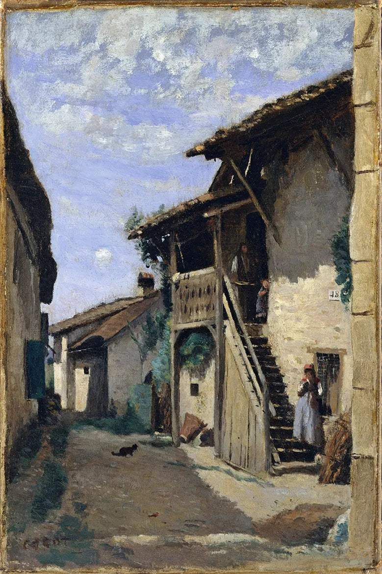 Eine Dorfstraße: Dardagny