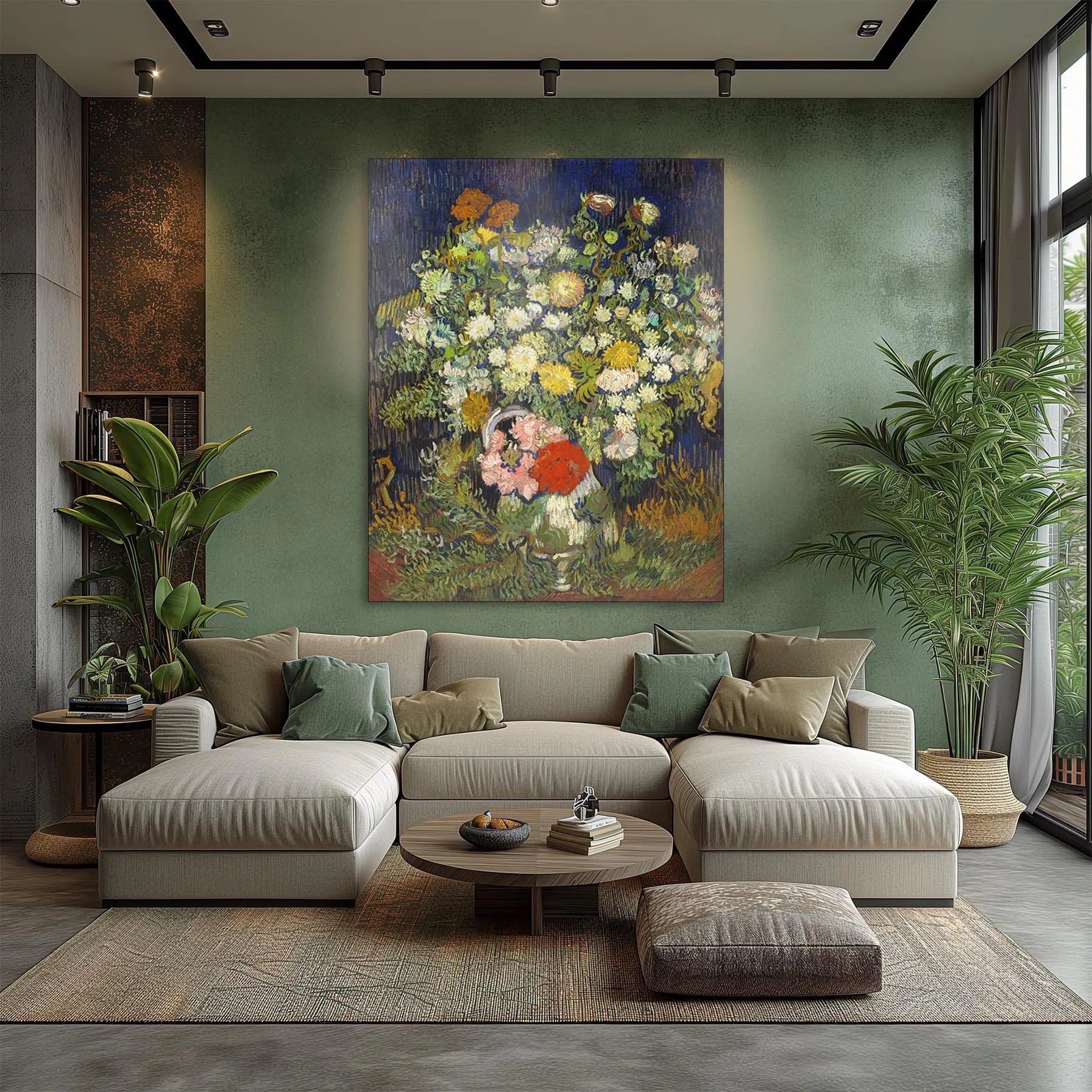 Bouquet of Flowers in a Vase