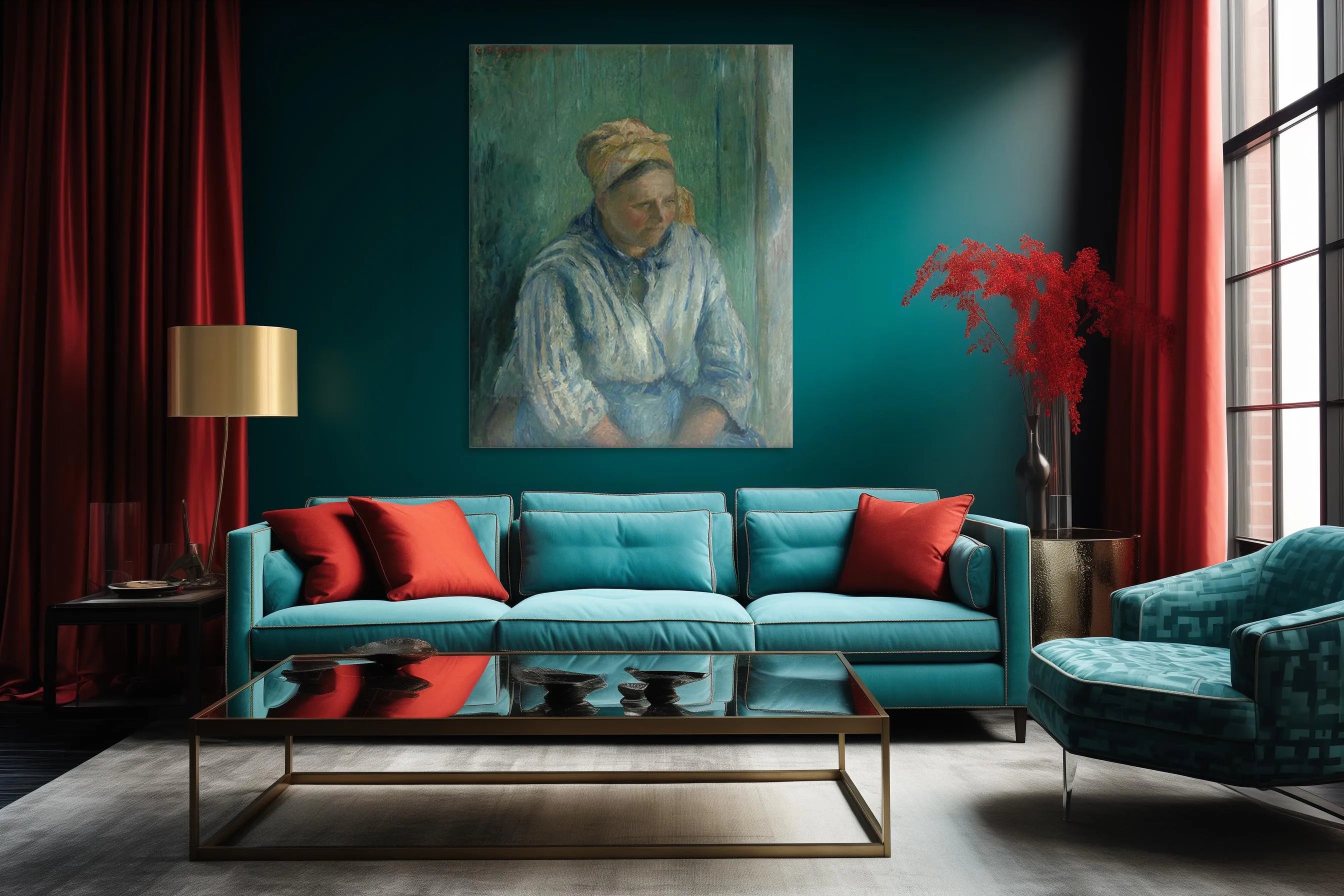 Washerwoman, Study