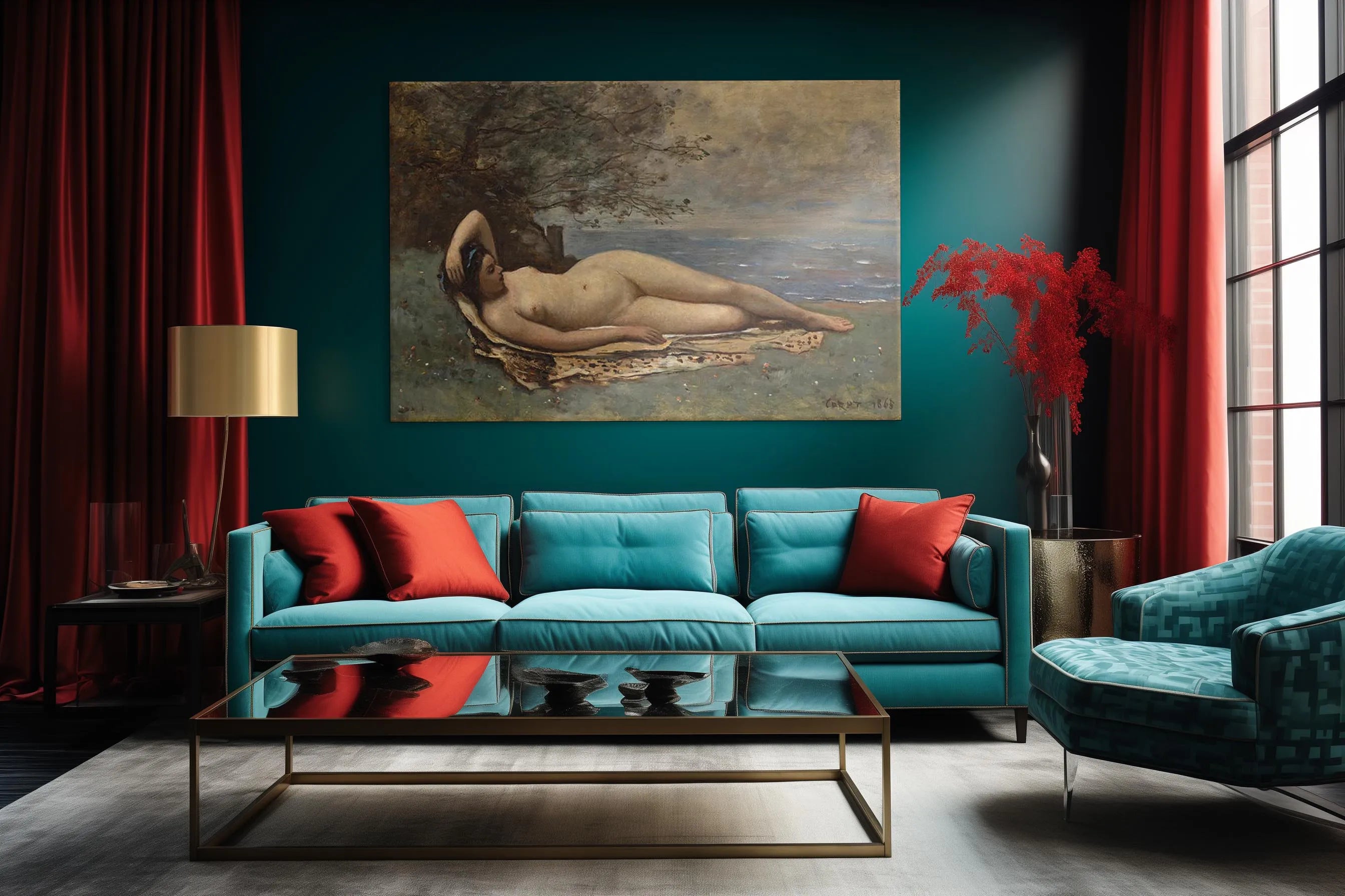Bacchante by the Sea