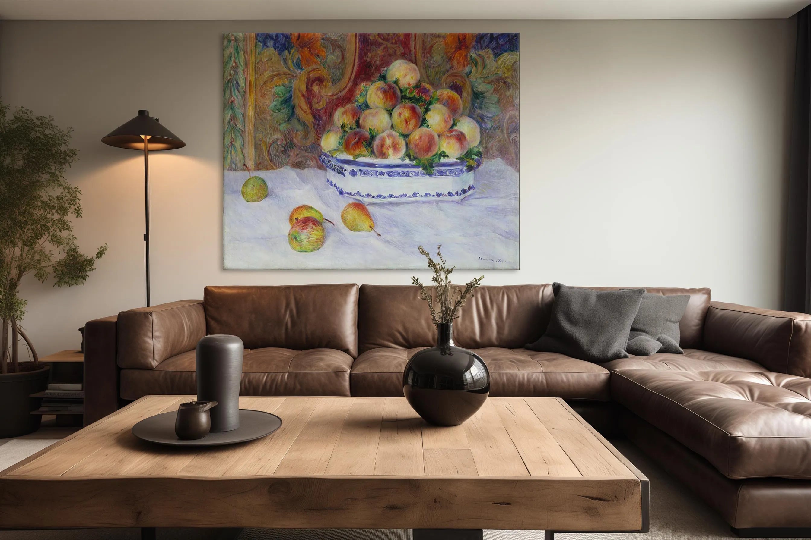 Still Life with Peaches