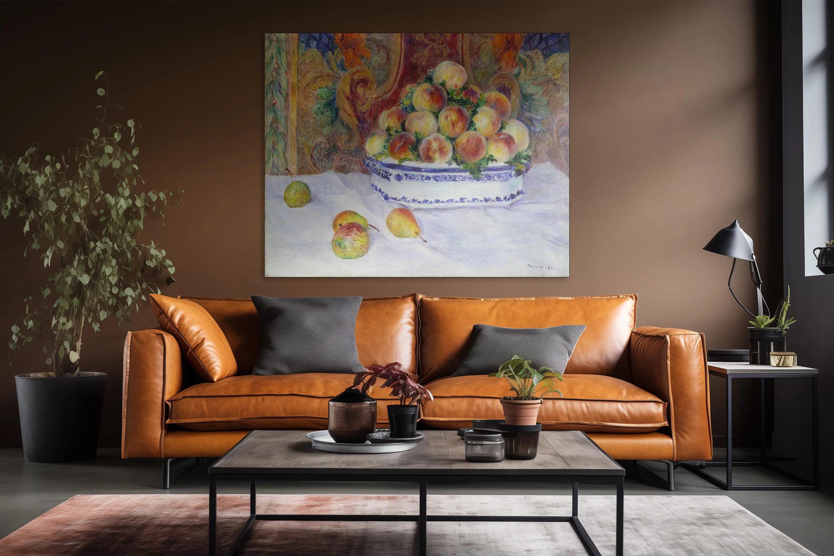 Still Life with Peaches
