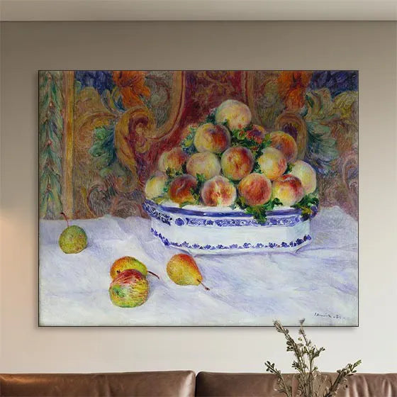 Still Life with Peaches