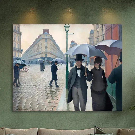 Pariser Straße: Regentag