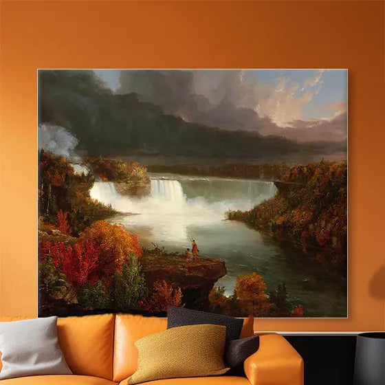 Distant View of Niagara Falls