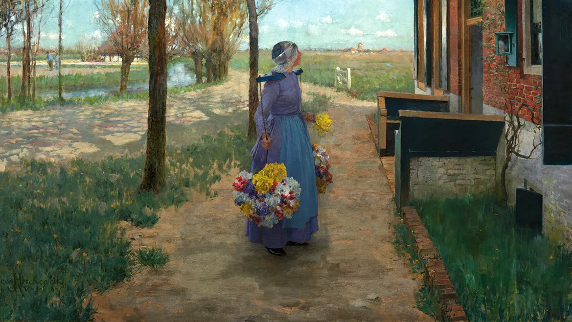 Flower Girl in Holland