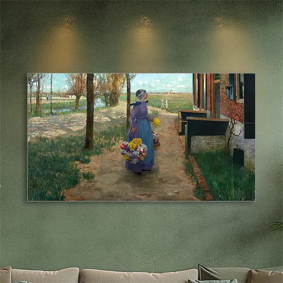 Flower Girl in Holland