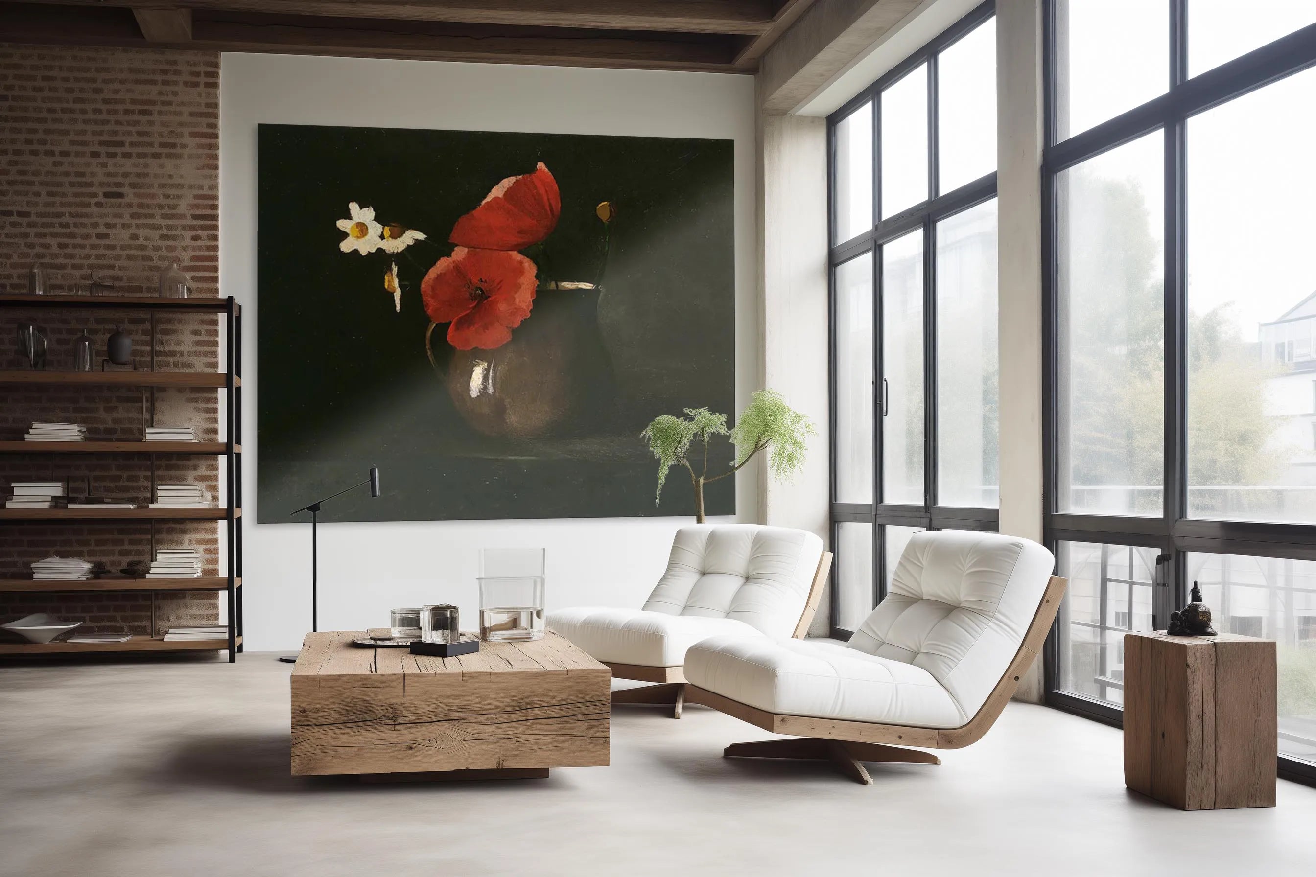 Flowers: Poppies and Daisies