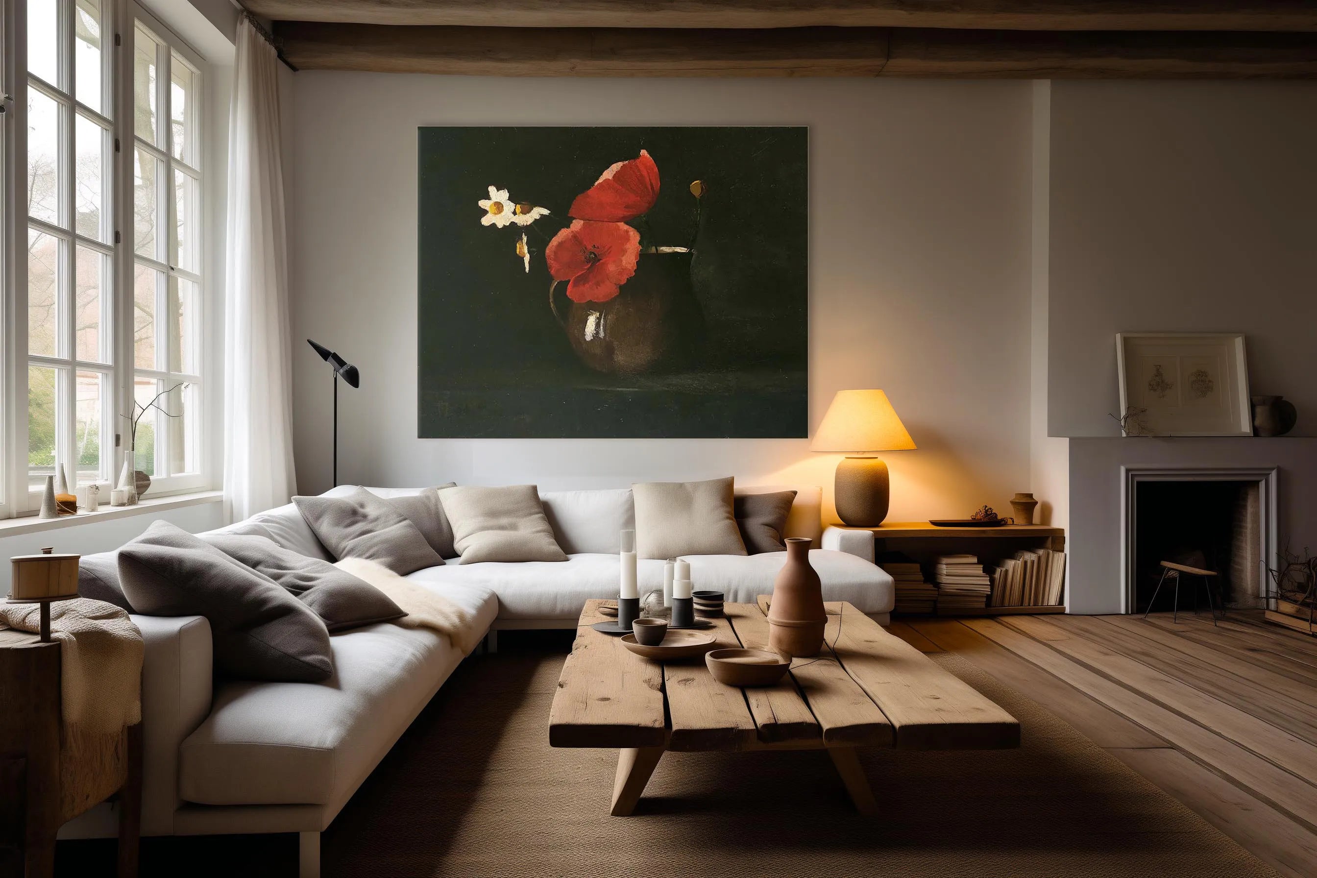 Flowers: Poppies and Daisies