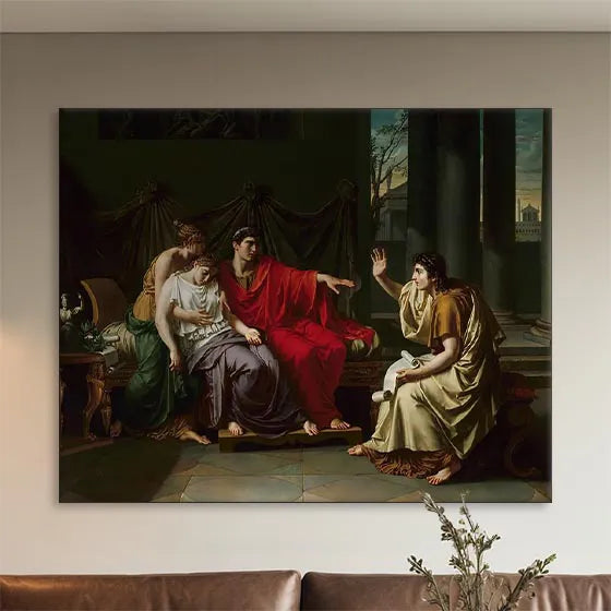 Vergil liest Augustus, Octavia und Livia die „Aeneis“ vor