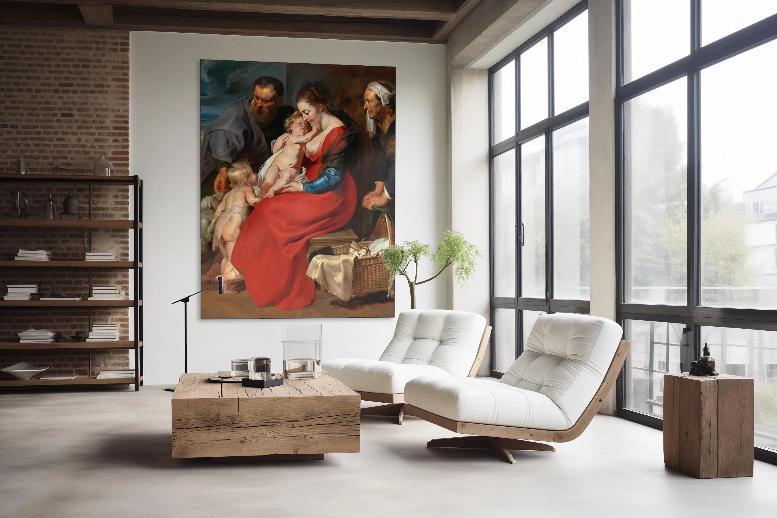 The Holy Family with Saints Elizabeth and John the Baptist