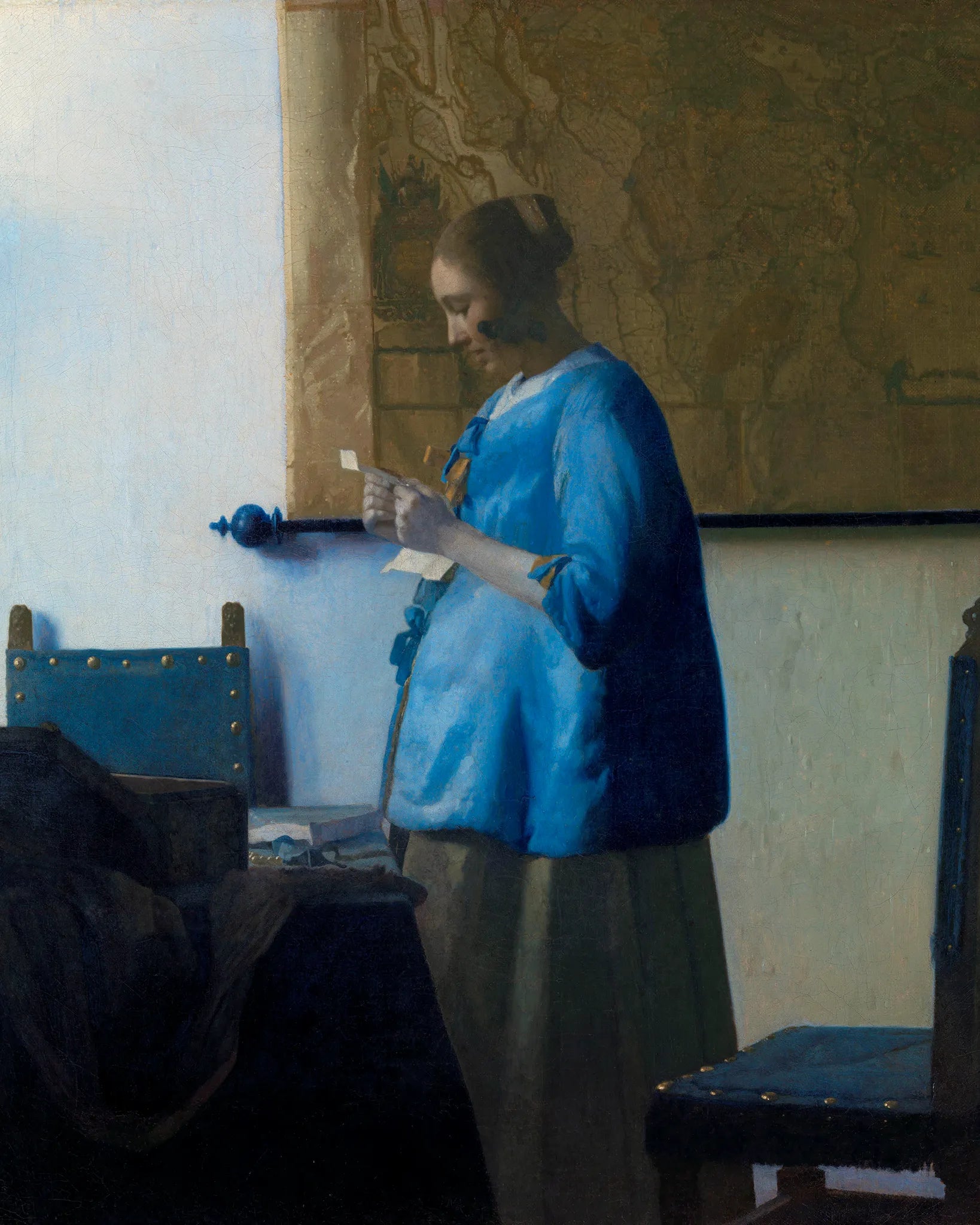 Woman Reading a Letter