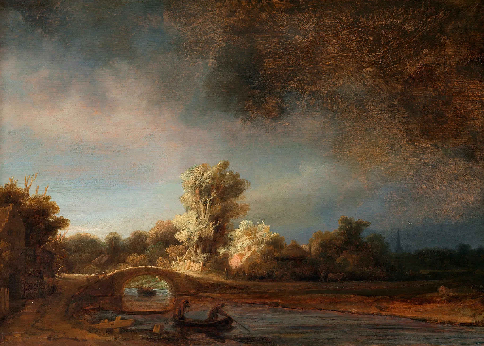 Landscape with a Stone Bridge