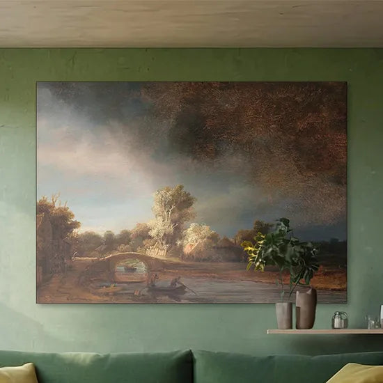 Landscape with a Stone Bridge