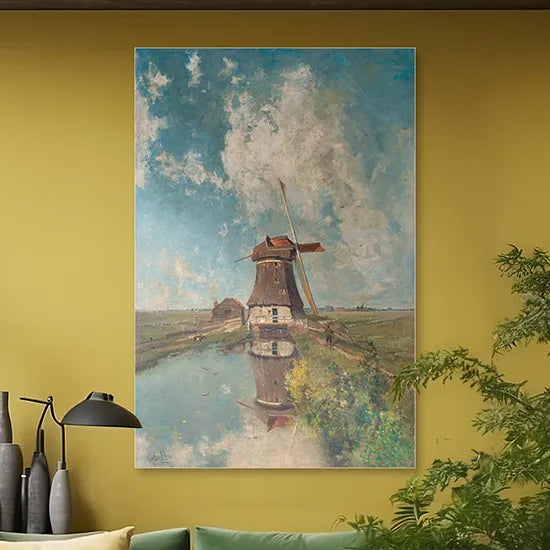 A Windmill on a Polder Waterway, Known as ‘In the Month of July’