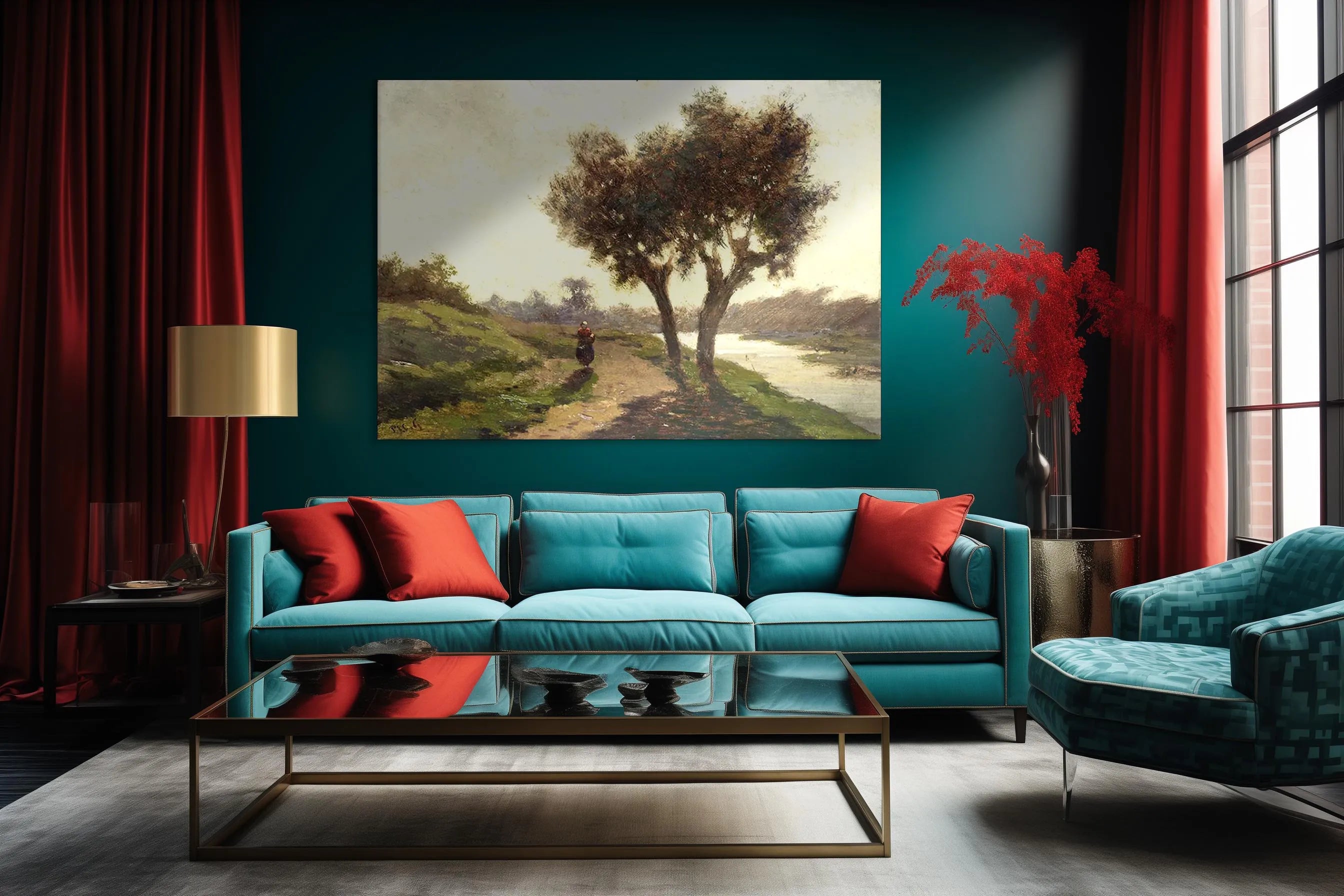 Landscape with two Trees