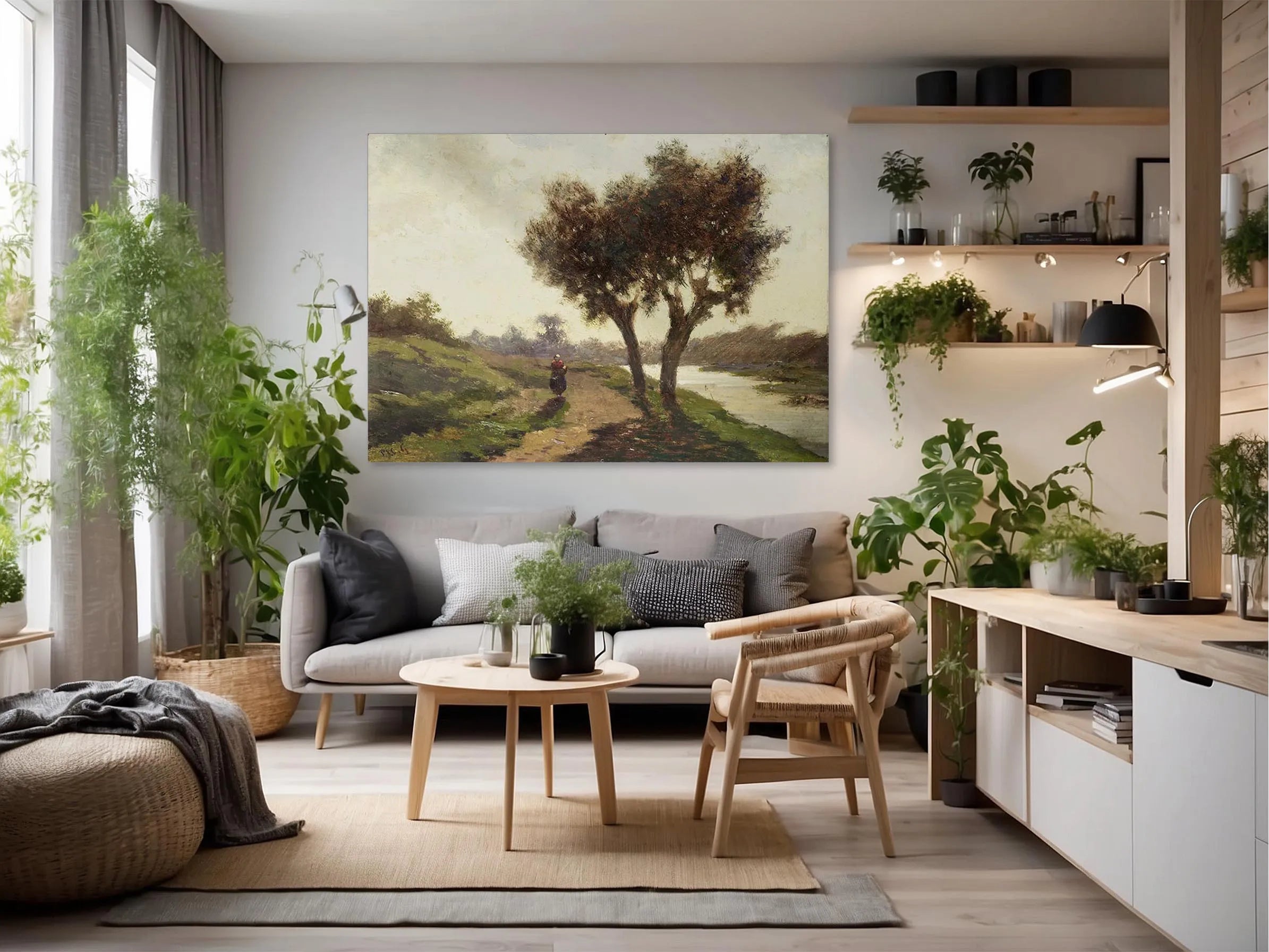 Landscape with two Trees