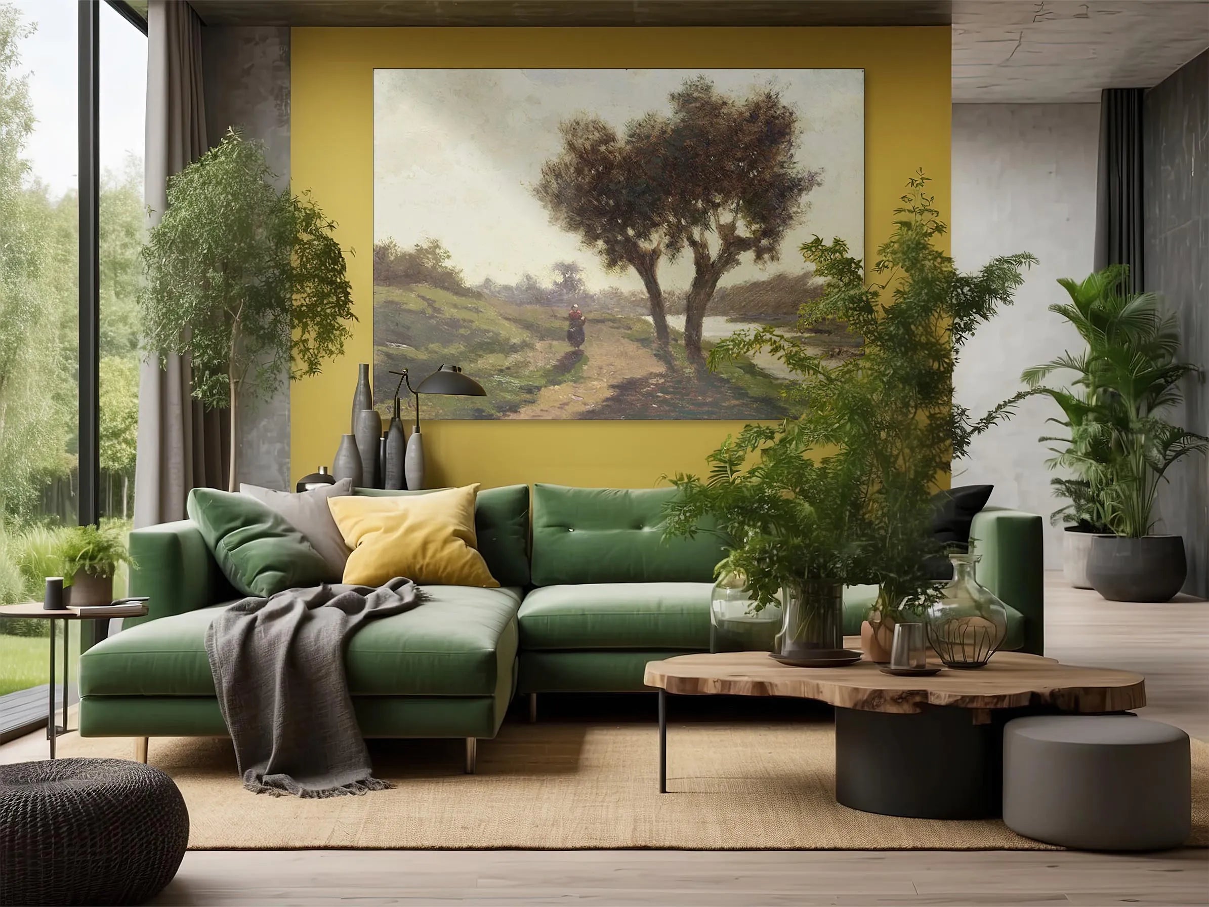 Landscape with two Trees