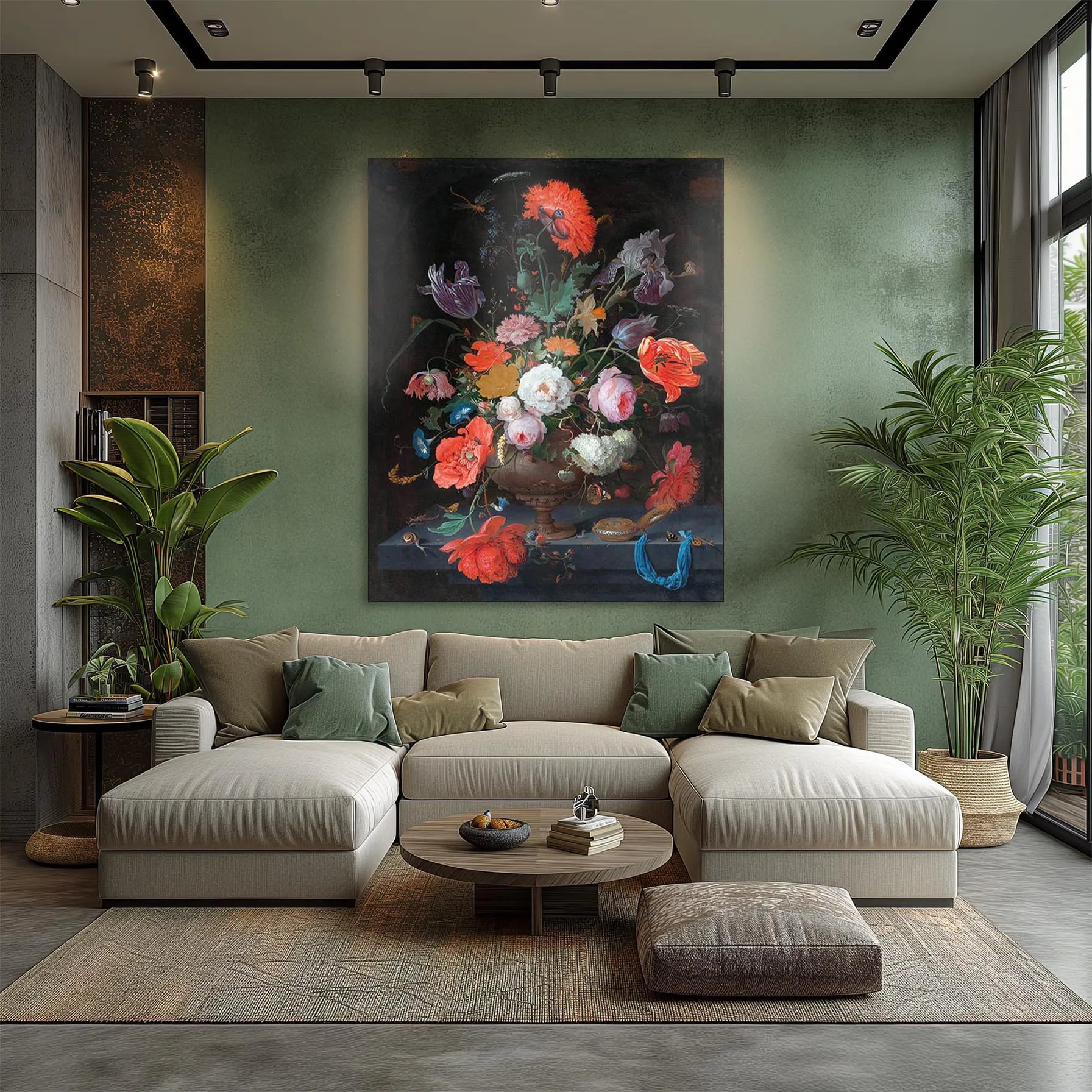 Still Life with Flowers and a Watch
