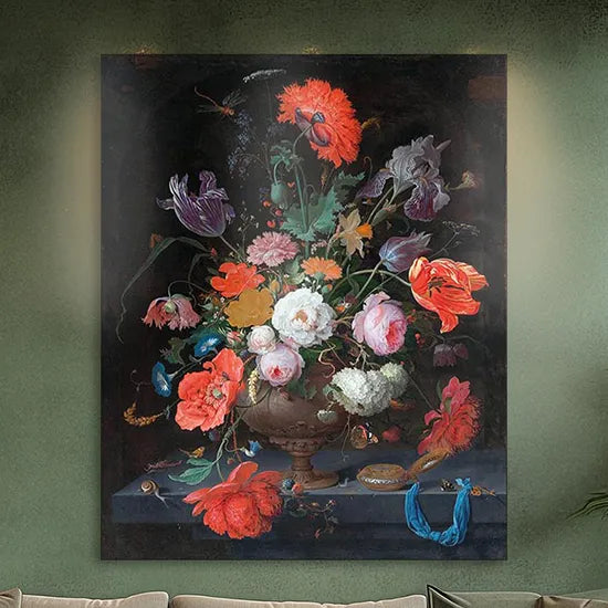 Still Life with Flowers and a Watch