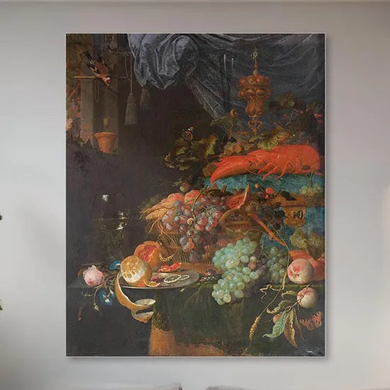 Still Life with Fruit and a Goldfinch