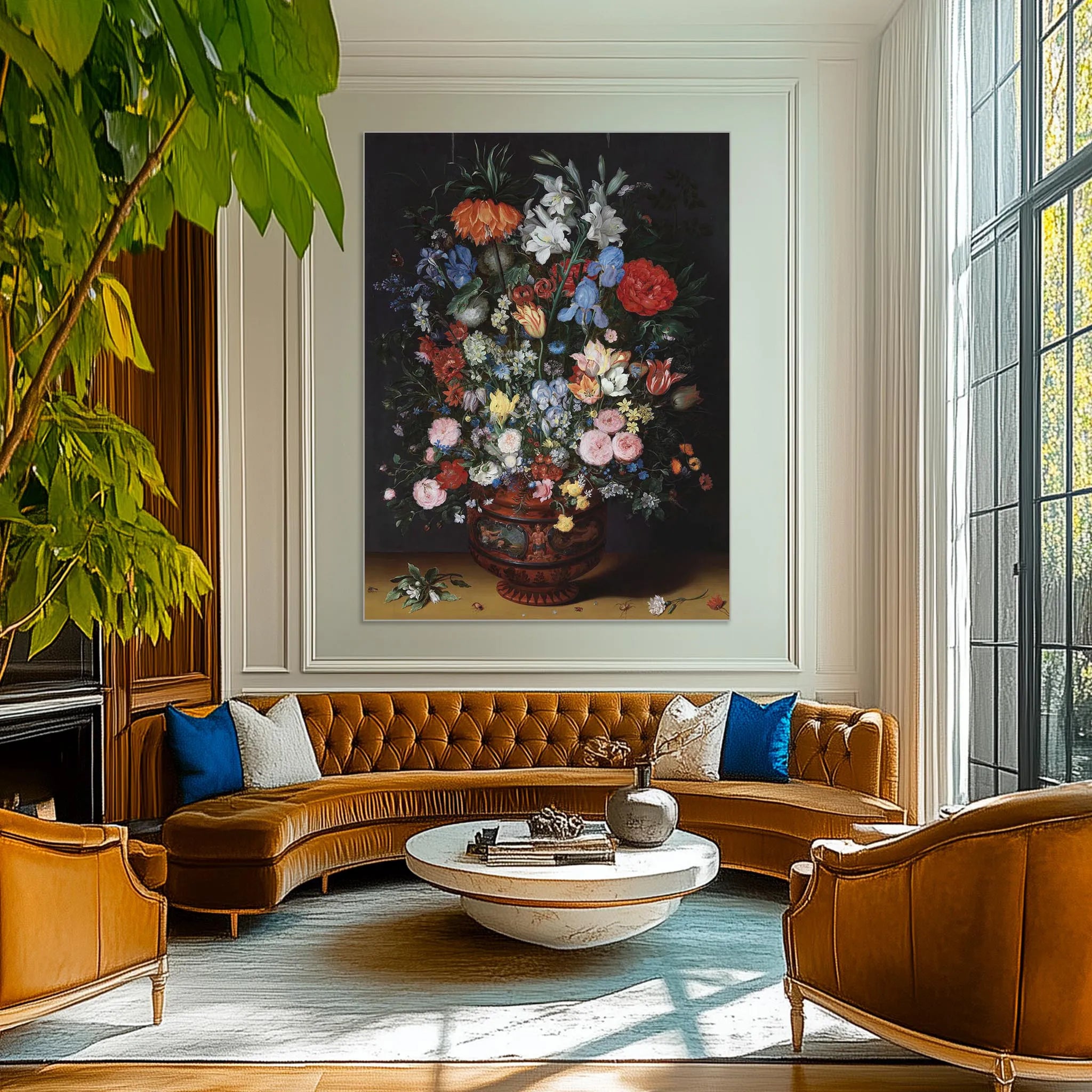 Flowers in a vase