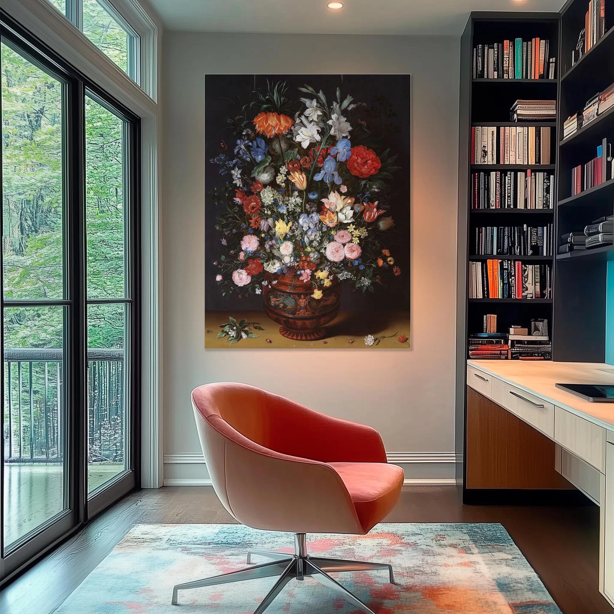 Flowers in a vase