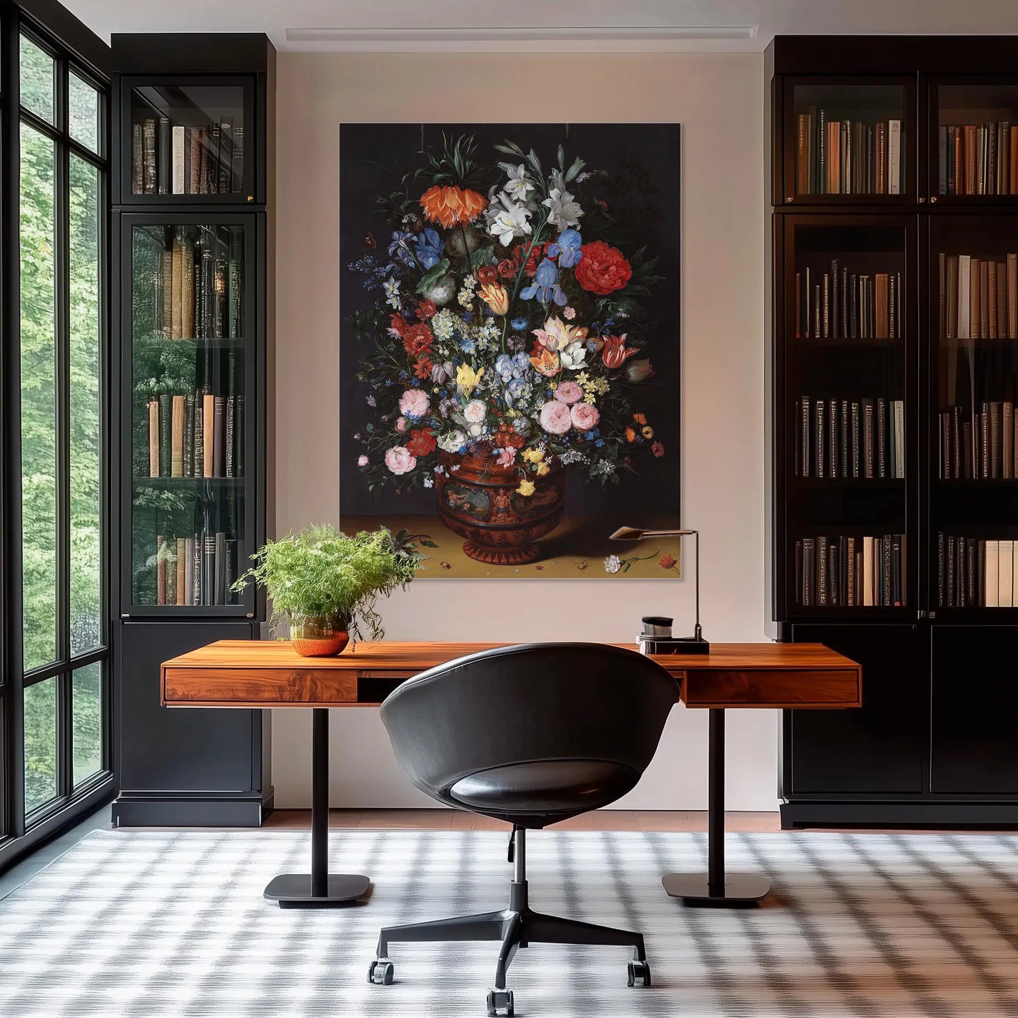 Flowers in a vase