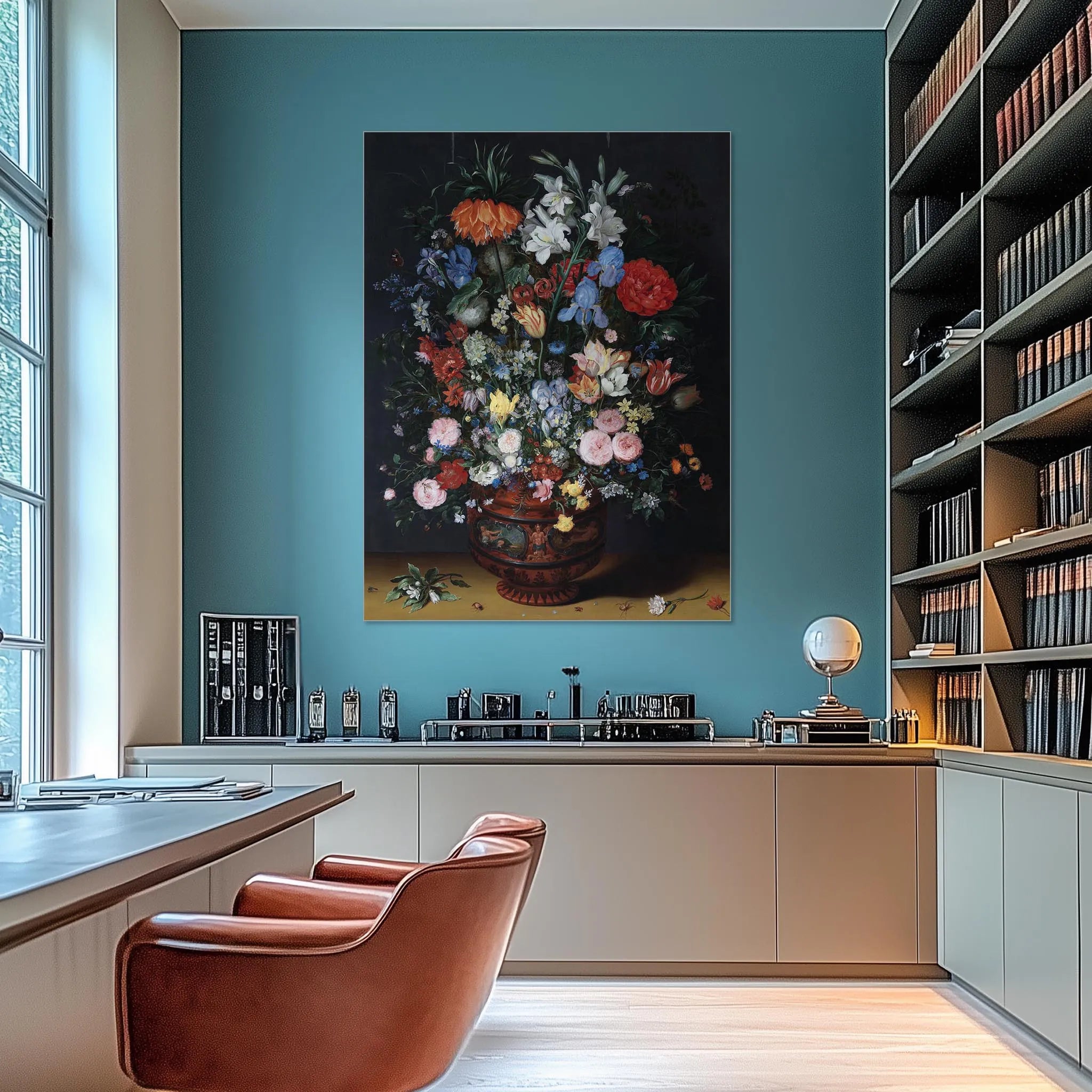 Flowers in a vase