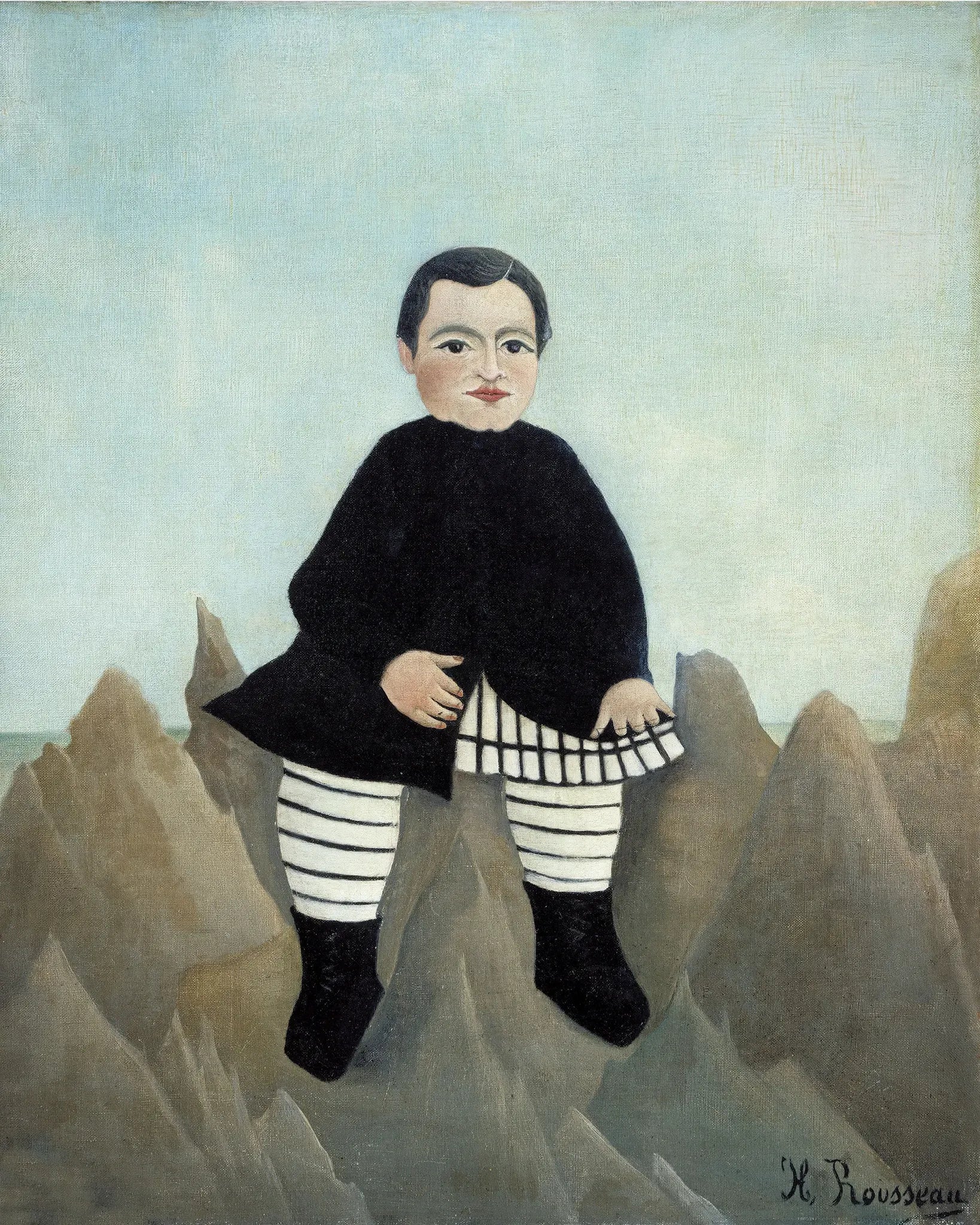Boy on the Rocks