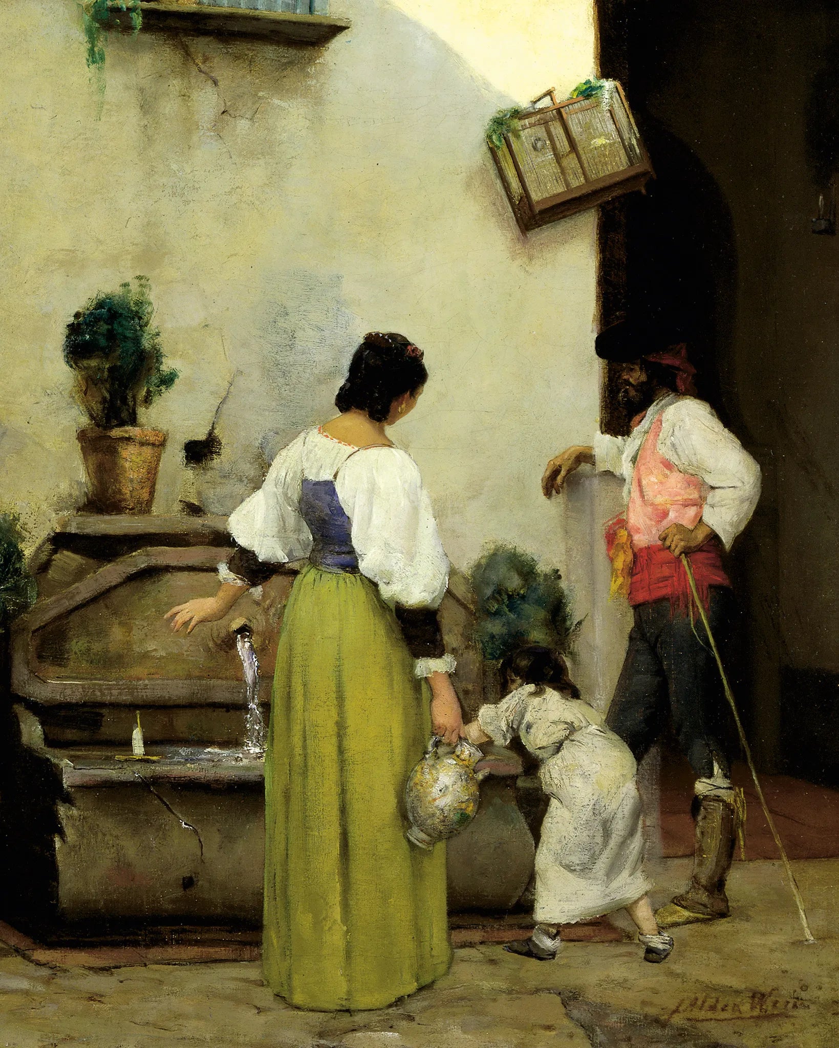 At the Water Trough