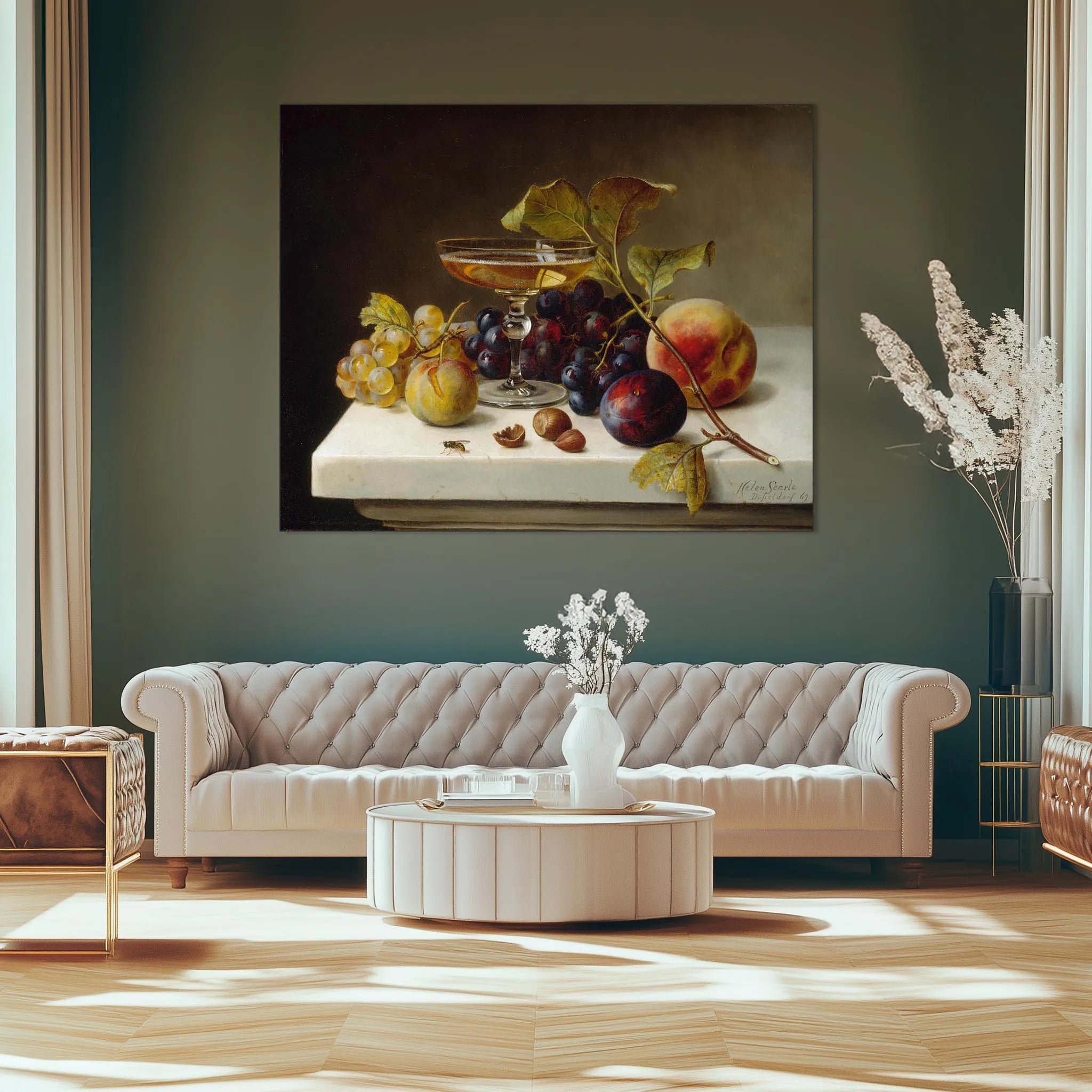 Still Life with Fruit and Champagne