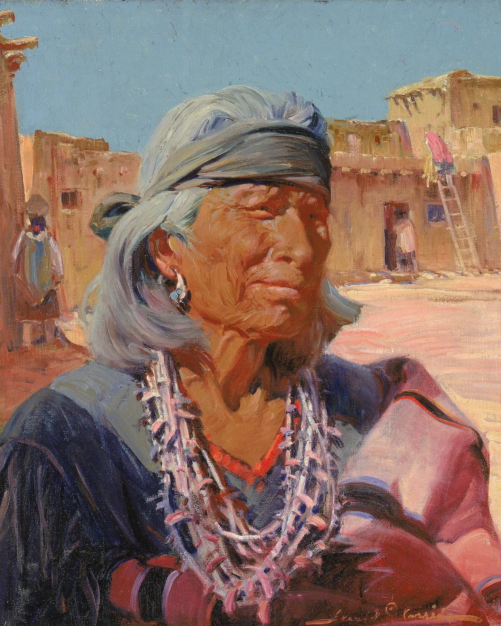 Old Man of Zuni, High Priest (Cacique)