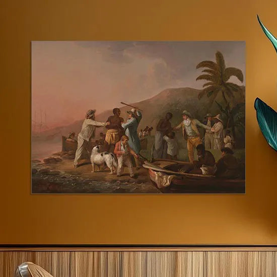 The Slave Trade (Execrable Human Traffick, or The Affectionate Slaves)