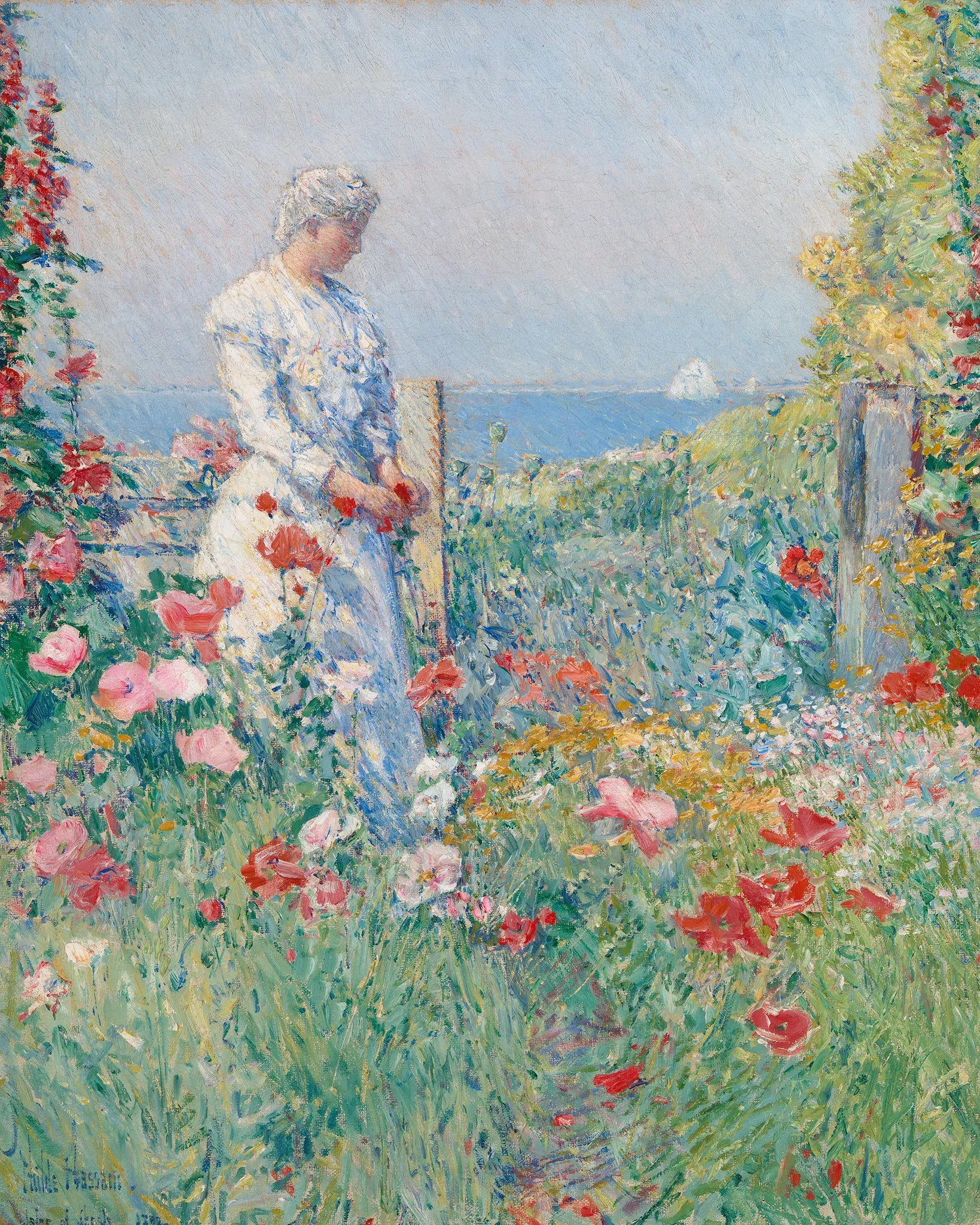 In the Garden (Celia Thaxter in Her Garden)