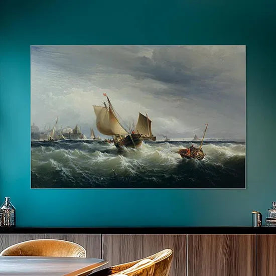 Fishing Boats Beating up to Windward